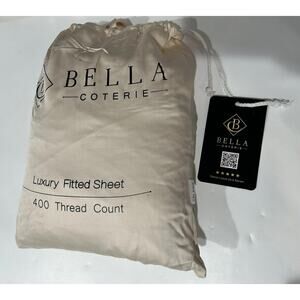 Bella Coterie King Bamboo Bed Sheet Only Ultra Soft Missing Pillow Cover